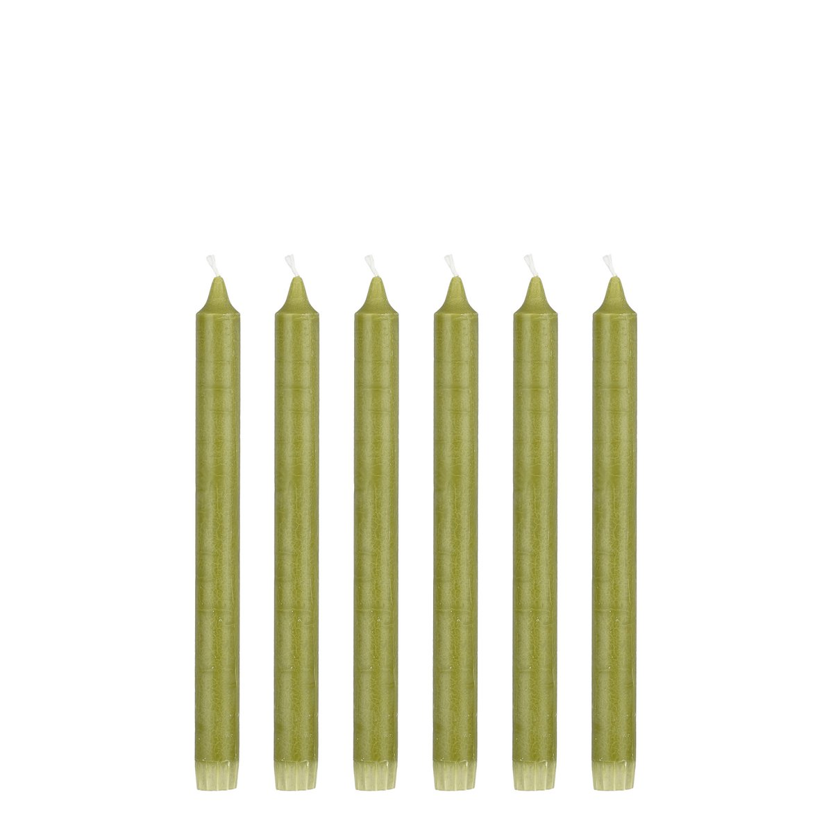 Dinerkaars - Set van 6 - H25 cm - Donkergroen