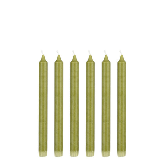 Dinerkaars - Set van 6 - H25 cm - Donkergroen