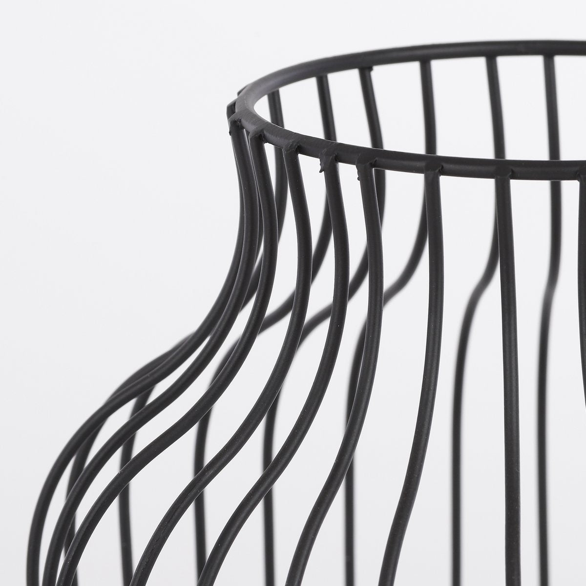 Saga Lantaarn - H36 x Ø28 cm - Zwart