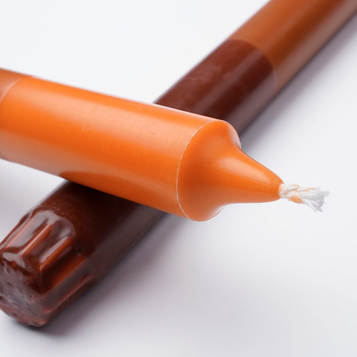 Dip-dye Dinerkaars - Set van 2 - H25 cm - Oranje