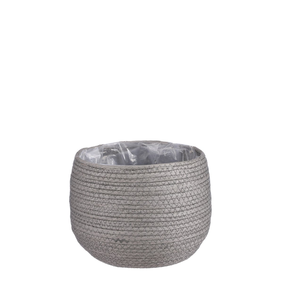 Jorck Plantenmand - H19 x Ø22 cm - Papier - Grijs