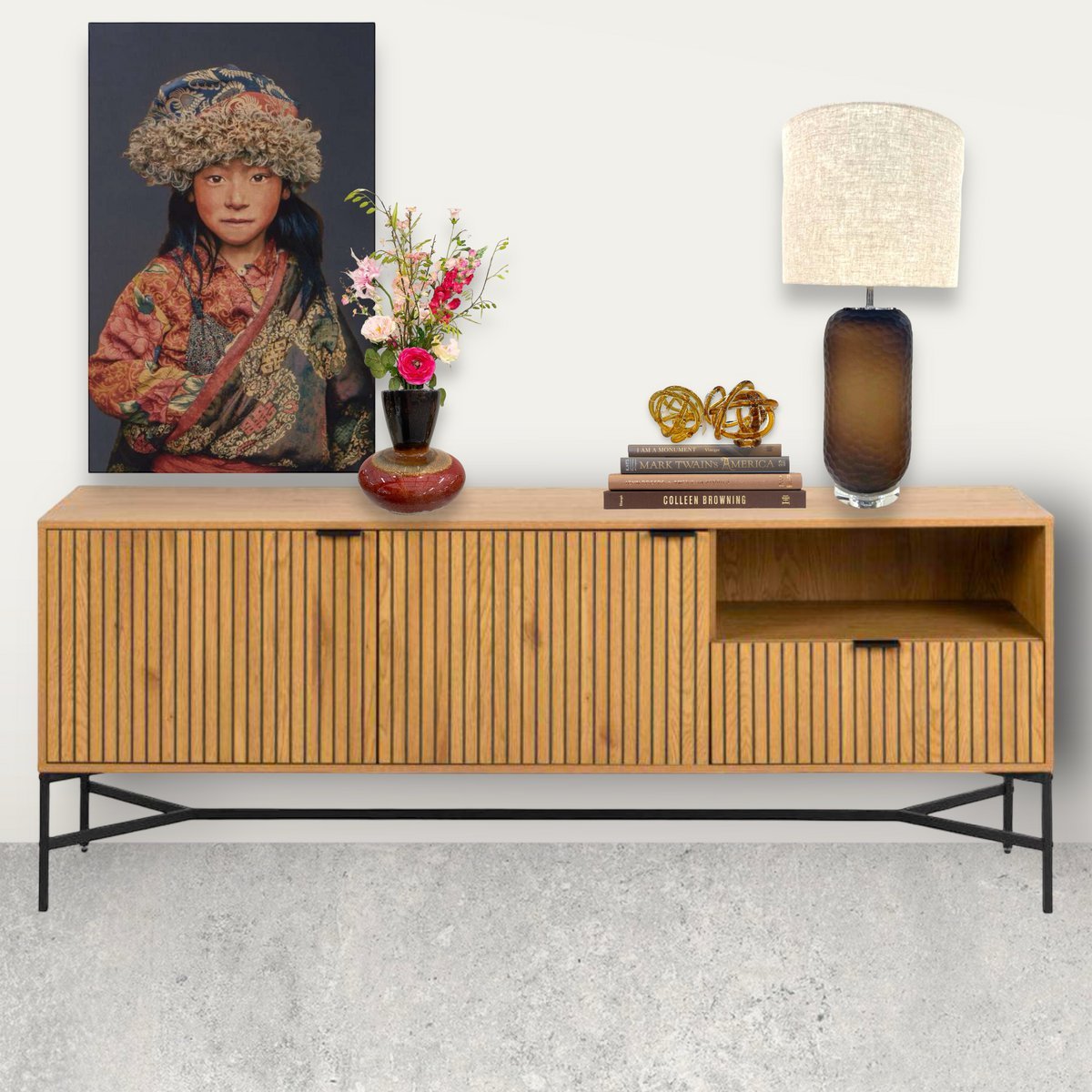 LAMP-ZH19chocolade-incl-LED