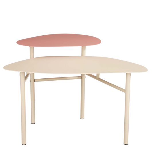 Selena Bijzettafel - L68 x B45 x H46 cm - Metaal - Roze