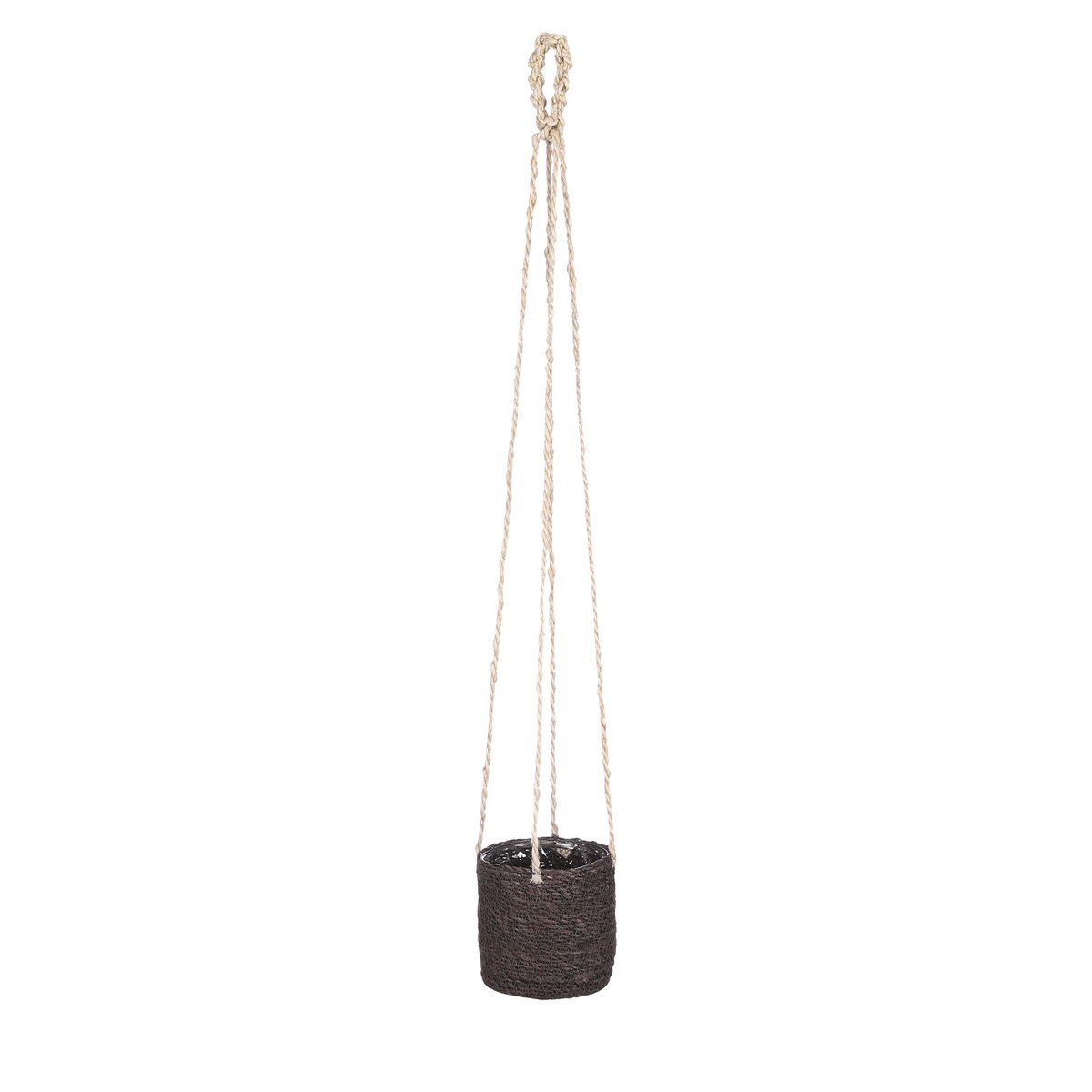 Atlantic Plantenmand - Set van 2 - H16 x Ø16 cm - Grijs