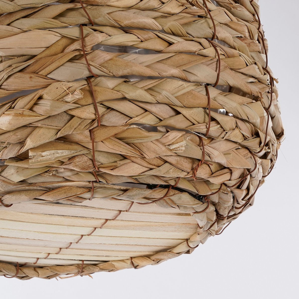 Avalon Hangende Bloempot - Set van 3 - H90 x Ø30 cm - Zeegras - Lichtbruin