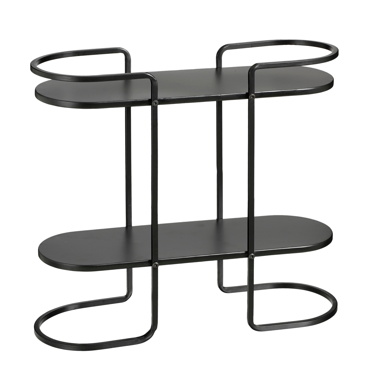 Cordoba Plantentafel - L58 x B20 x H50 cm - Metaal - Zwart