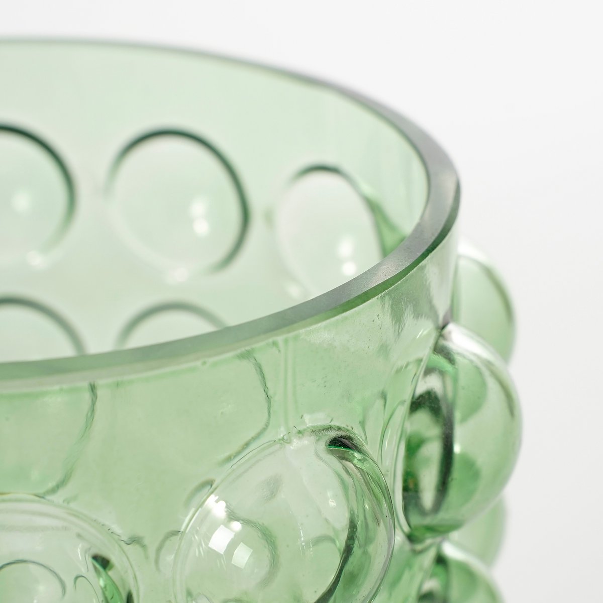 Lausanne Vaas - H25 x Ø12 cm - Glas - Groen