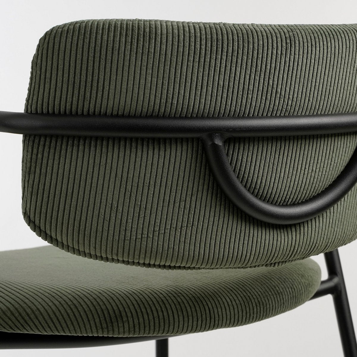 Nanet Barkruk - H91 cm - Velvet - Donkergroen