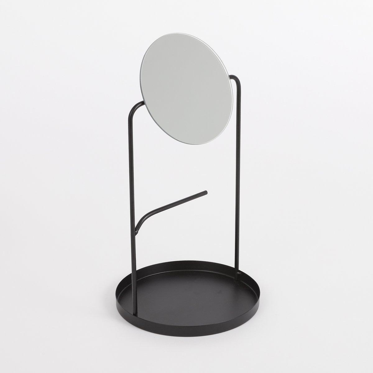 Tafelspiegel - H39 x Ø20 cm - Metaal - Zwart