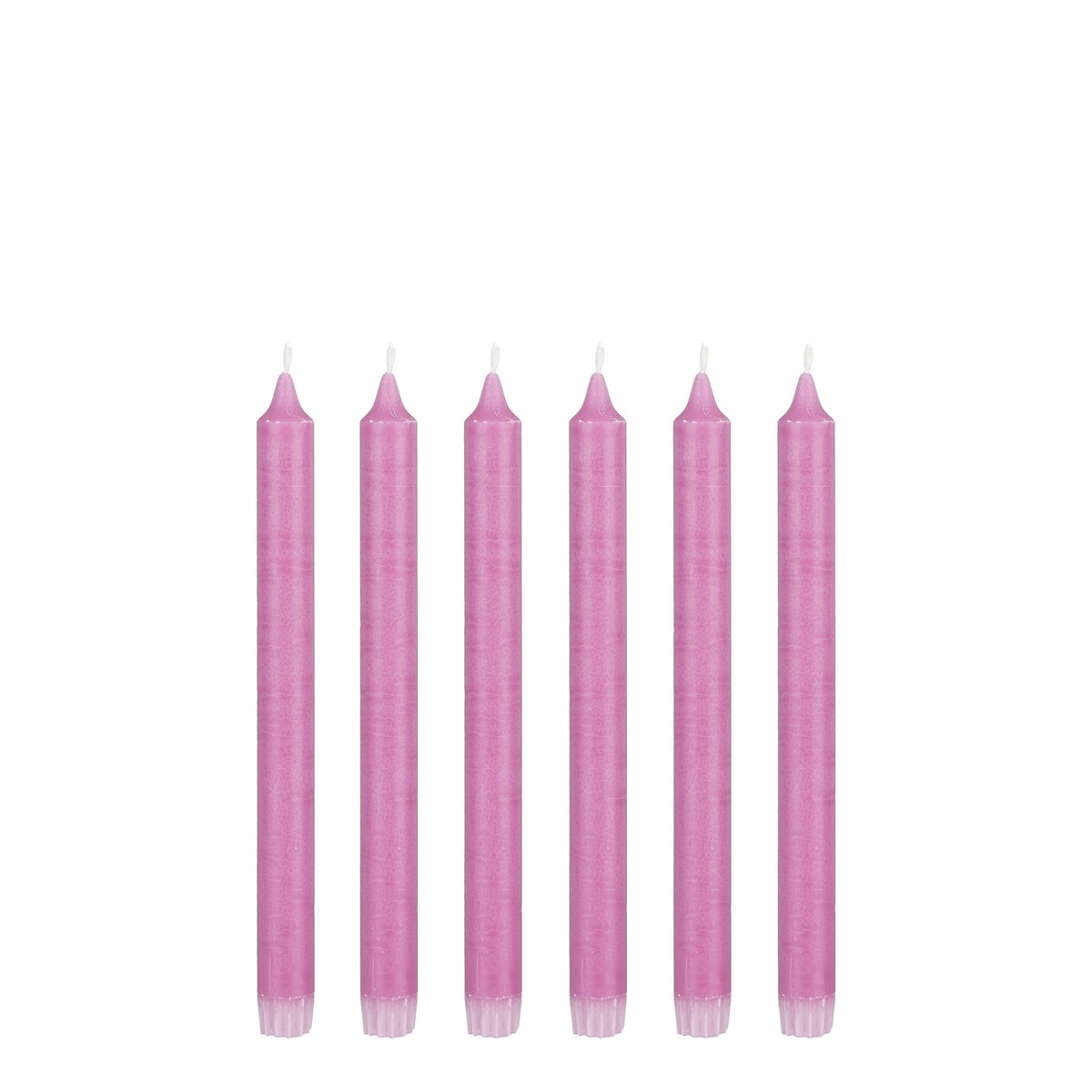 Dinerkaars - Set van 6 - H25 cm - Roze