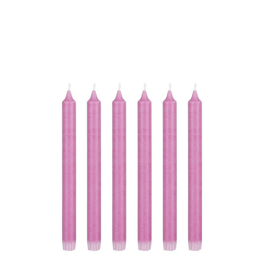 Dinerkaars - Set van 6 - H25 cm - Roze