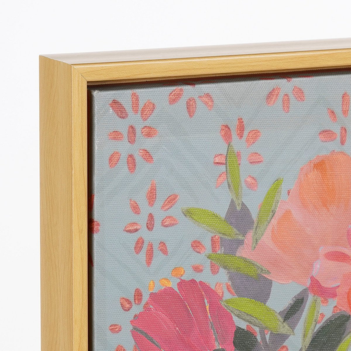 Floria Muurdecoratie - L30 x H40 cm - Canvas - Meerkleurig