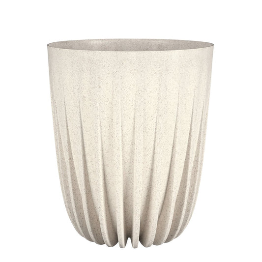 Lungo Bloempot - H36 x Ø30 cm - Polypropyleen - FSC Mix - Off White