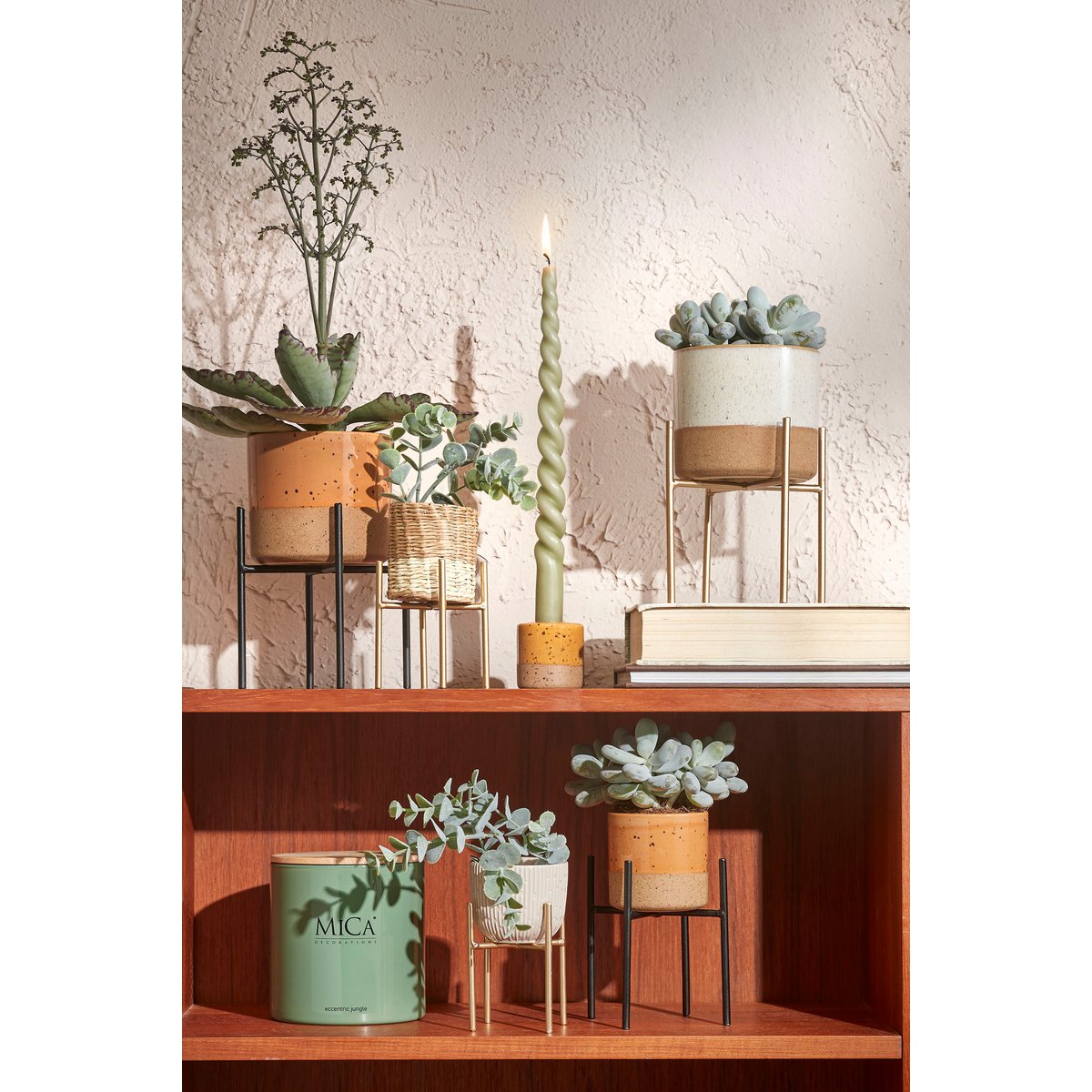 Geurkaars - H12 x Ø12 cm - Eccentric Jungle