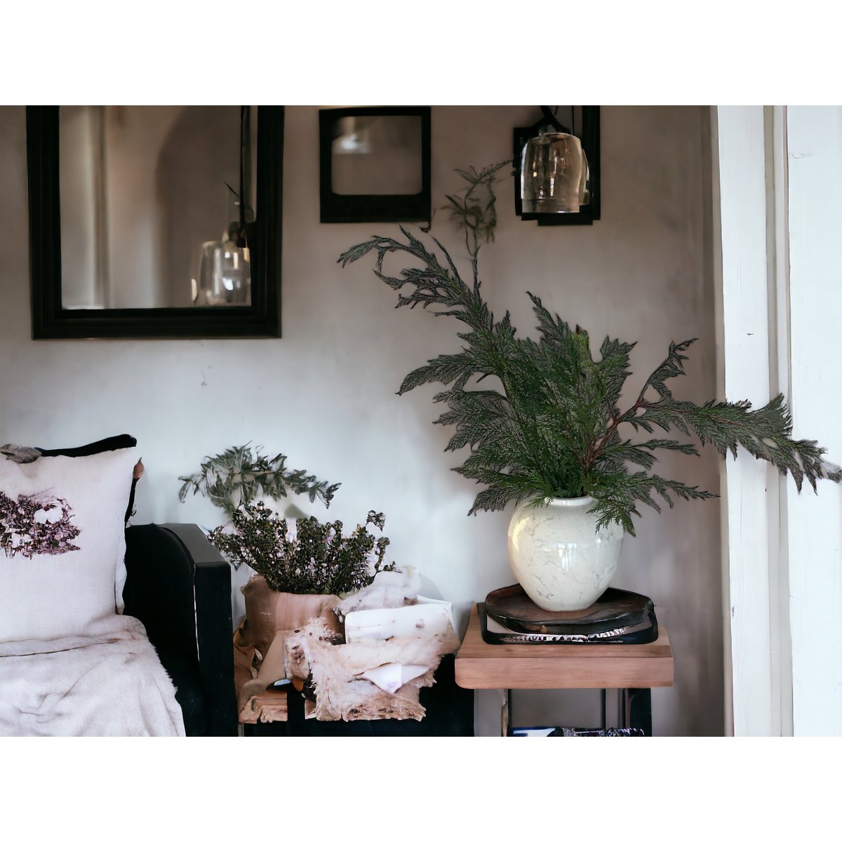 Een gemberpot van Amerikaans porselein, halverwege de 20e eeuw, Wit Klein H*25W*25