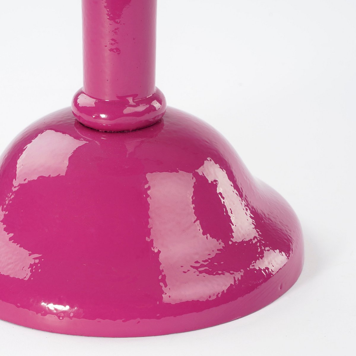 Duco Bijzettafel - H58 x Ø25 cm - Gerecycled Aluminium - Roze