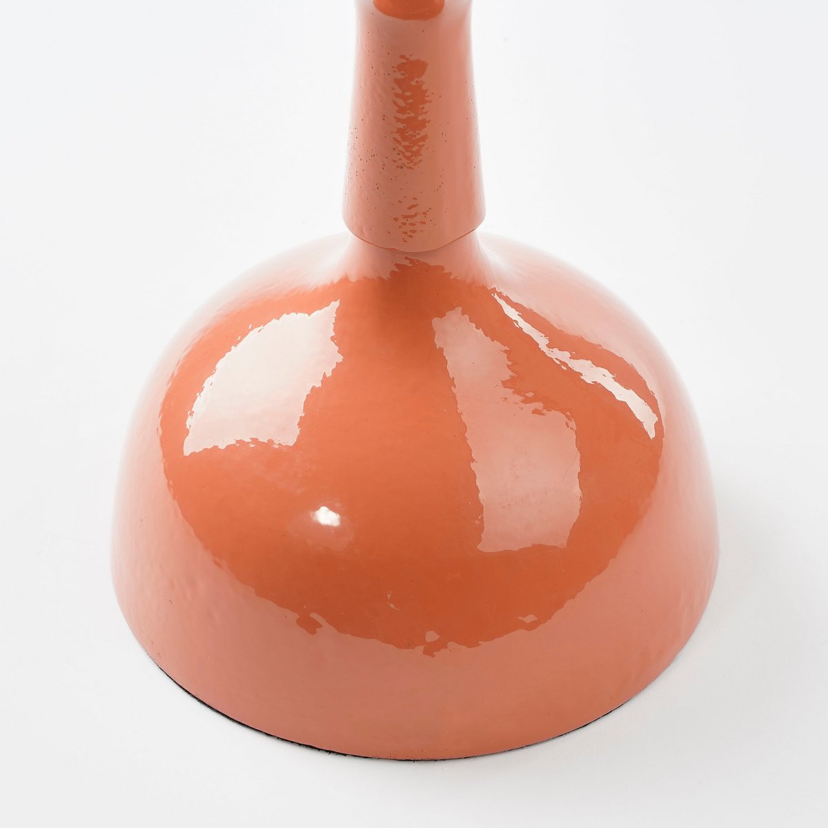 Duco Bijzettafel - H66 x Ø25 cm - FSC 100% - Gerecycled Aluminium - Oranje