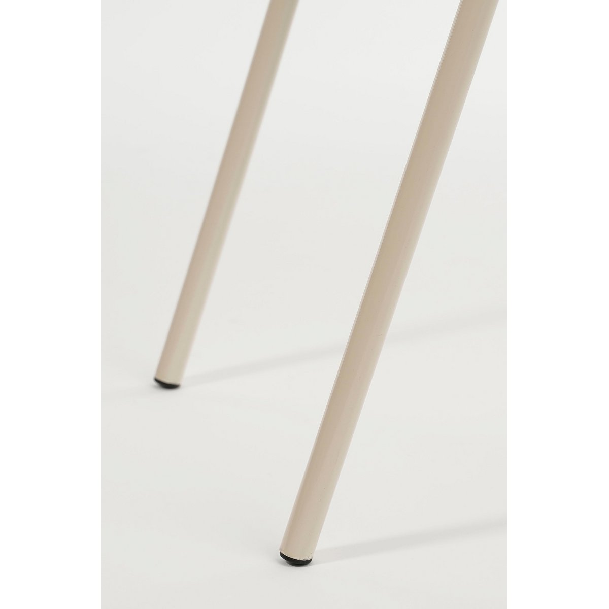 Plantenbak op Poten - Set van 2 - L54 x B23 x H69,5 cm - Metaal - Donkerbruin/Beige