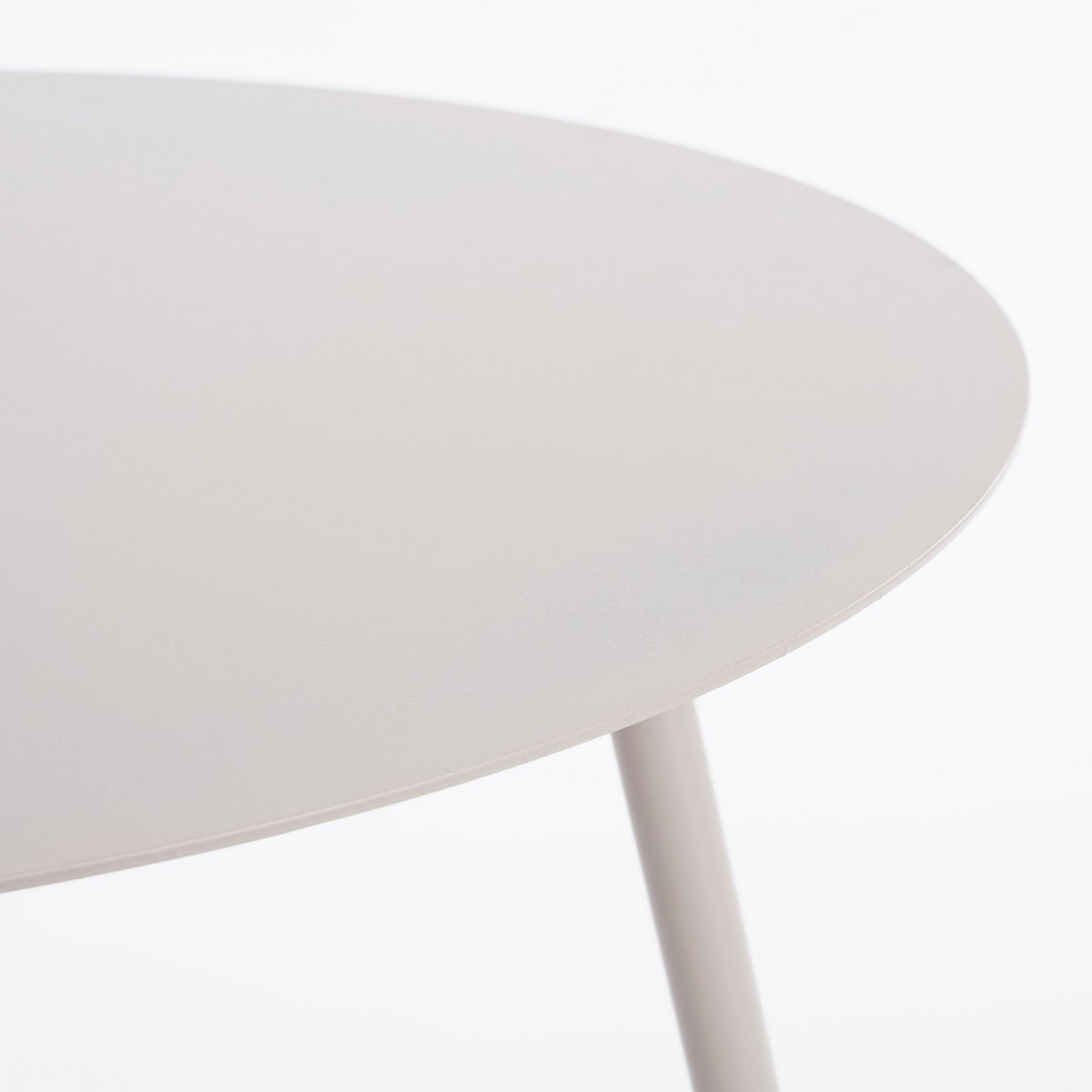 Pontus Bijzettafel - Set van 2 - H45 x Ø55 cm - Metaal - Beige