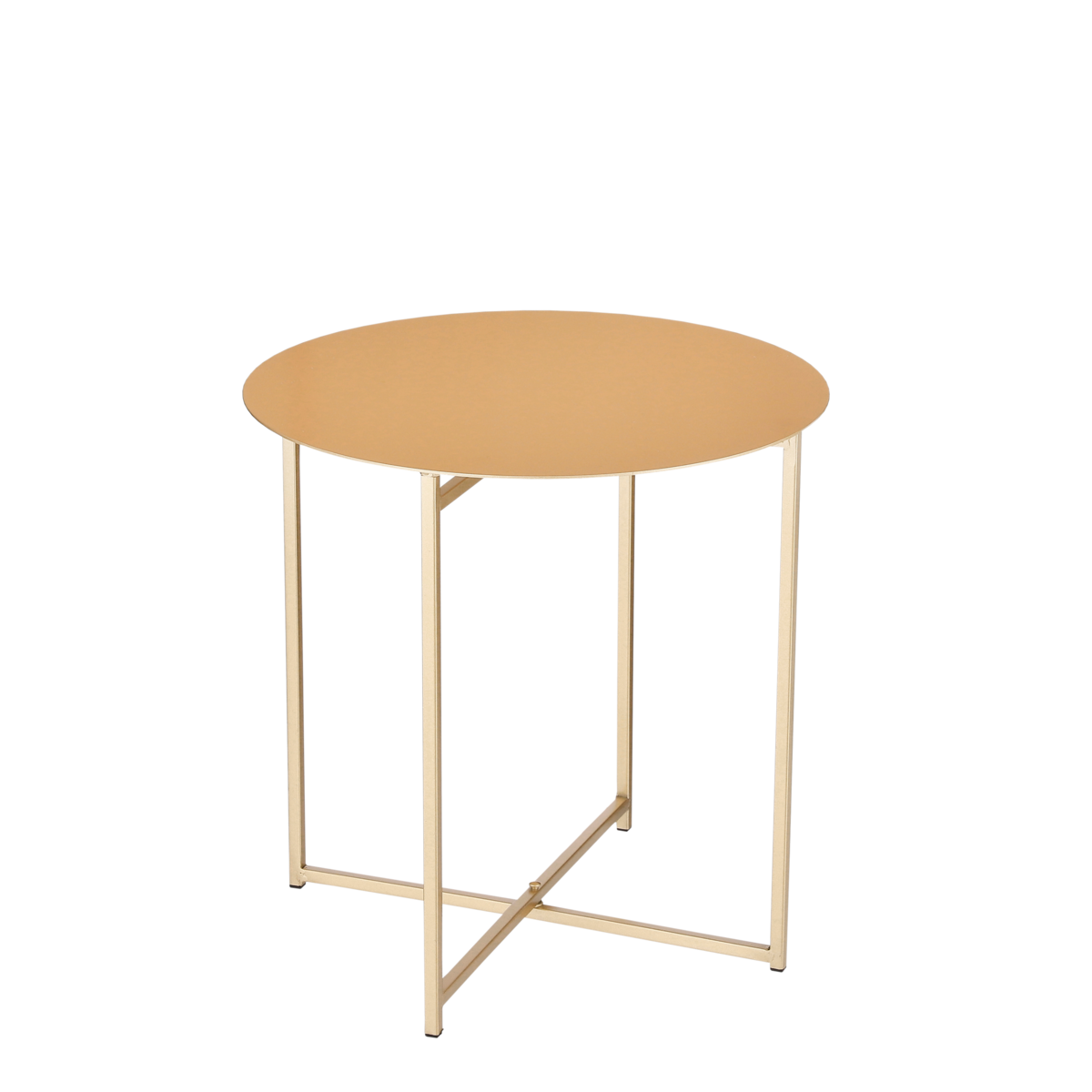 Mikki Bijzettafel - H40 x Ø40 cm - Metaal - Goud