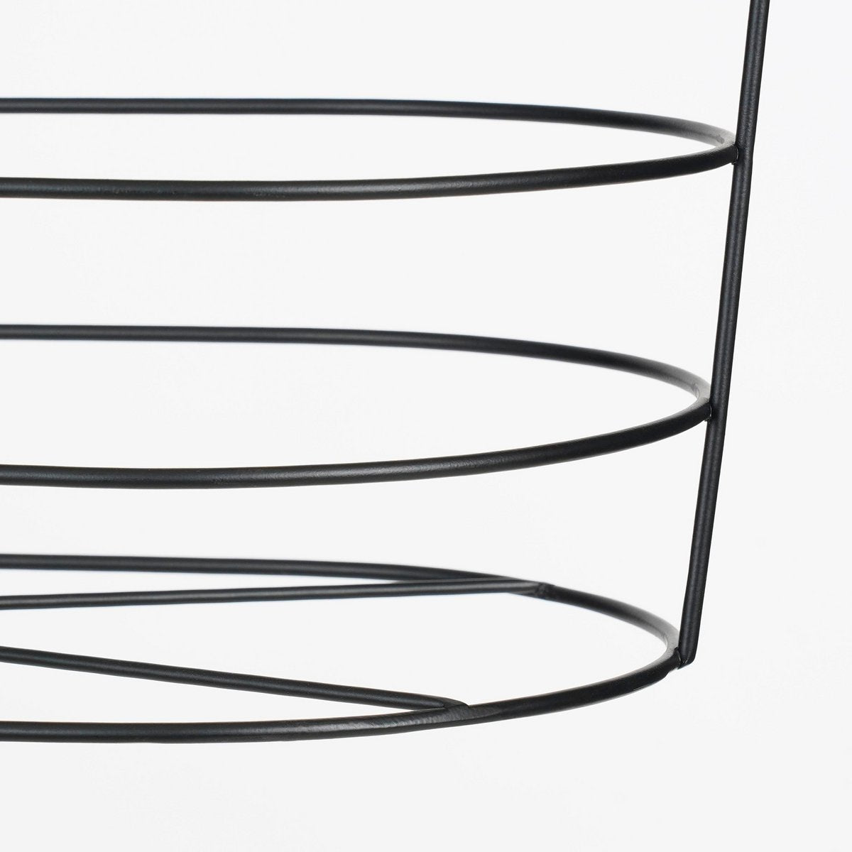 Callee Hangende Bloempot - L43 x B21 x H76 cm - Metaal - Zwart