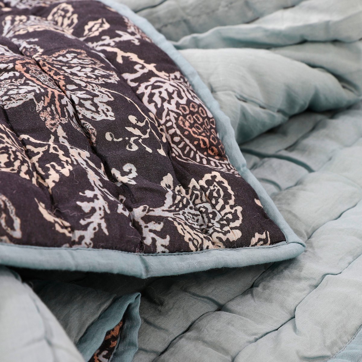 Plaid - L150 x B130 cm - Zwart