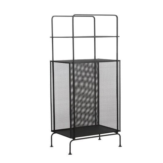 Luna Bijzettafel - L35 x B23 x H74 cm - Metaal - Zwart