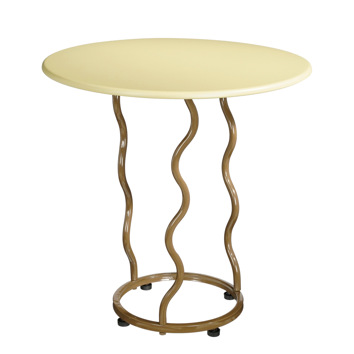 Futura Bijzettafel - H53 x Ø55 cm - Metaal - Lichtgroen