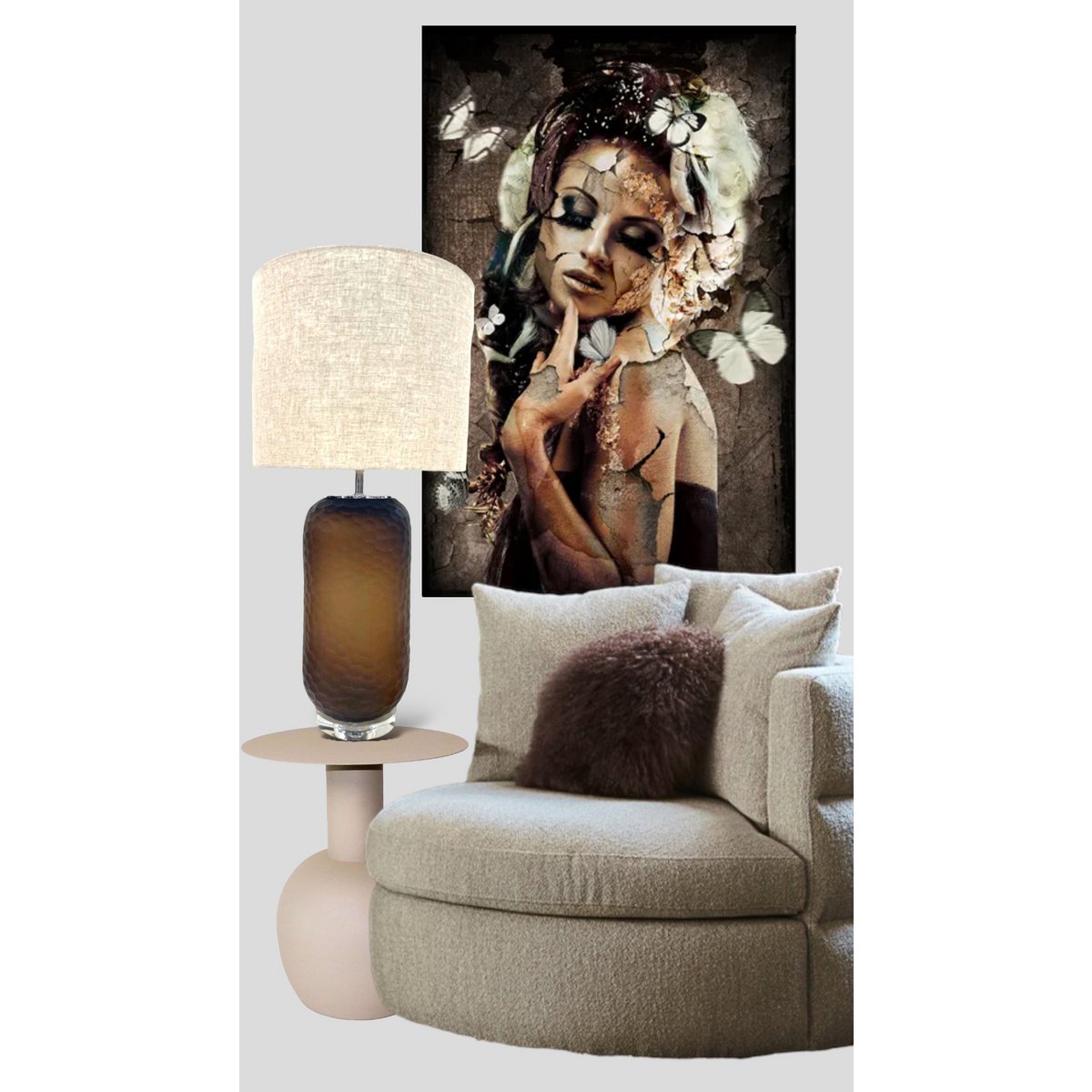 LAMP-ZH19chocolade-incl-LED